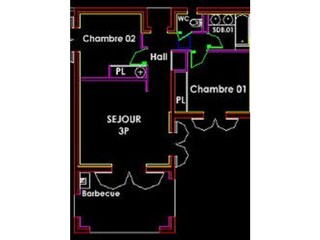 Villa Carros Plan d'étage 24