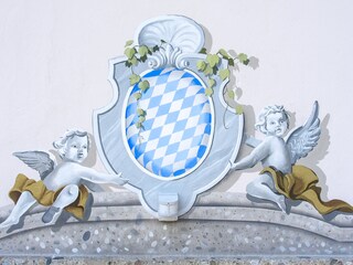 Lüftlmalerei am Hauseingang