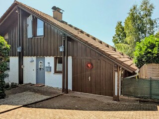View of the house from the street