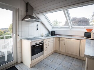 Kitchen and balcony