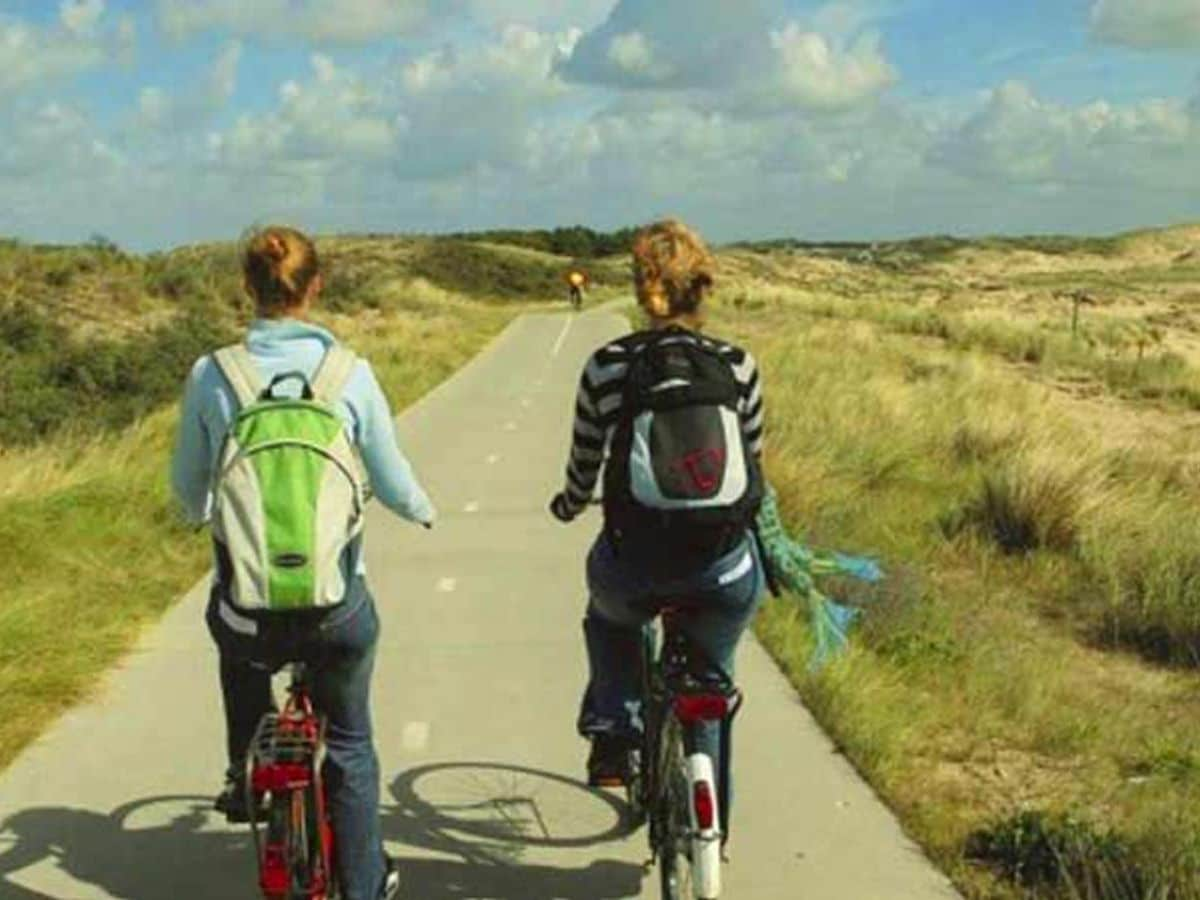 Schöne Dune Fahrradroute nach Noordwijk & Haarlem