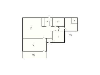Vakantiehuis Truust Grondplan 3