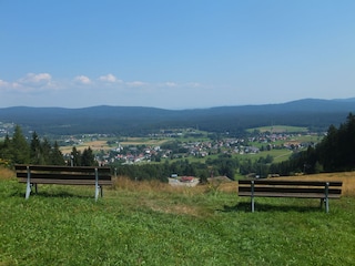 Blick vom Bayreuther Haus nach Mehlmeisel