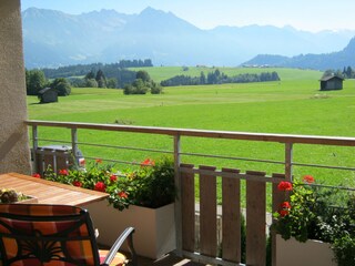 Aussicht vom Balkon