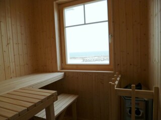 Sauna mit Meerblick