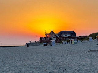 Ihr Südstrand in der Abendstimmung