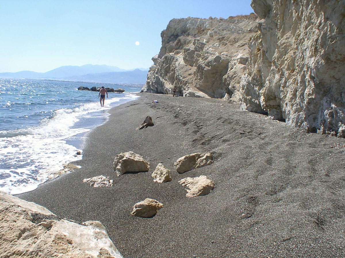 Strand unter den Ferienwohnungen, geht bis Ierapetra