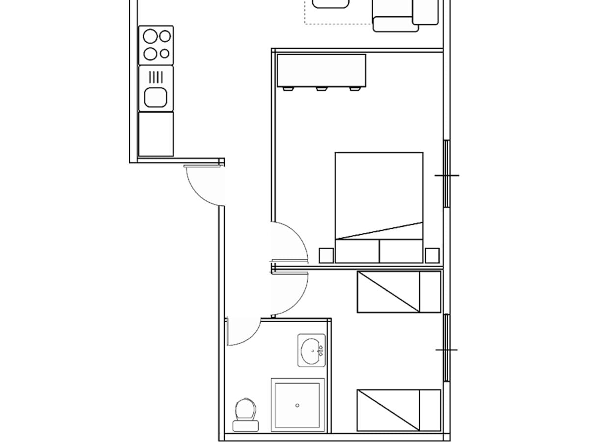 Grundriss Schlafzimmer