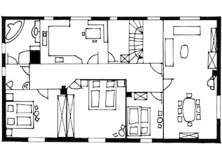 Grundriss der Ferienwohnung