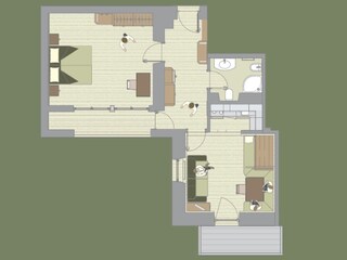 Appartamento per vacanze St. Martin in Thurn Pianta del piano 20