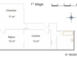 Appartamento per vacanze Kaysersberg Pianta del piano 22