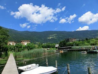 Impressionen -Blick vom Bootssteg der Appartementanlage