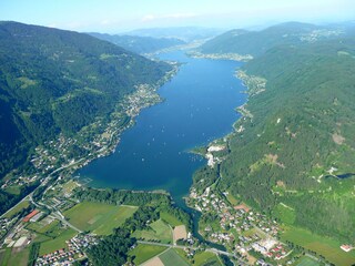 Ossiacher See - Luftbildaufnahme