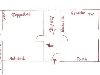 Vakantieappartement Riffian Grondplan 36