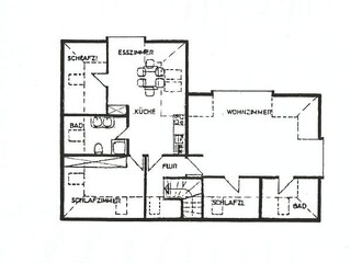 Appartamento per vacanze Utersum Pianta del piano 24