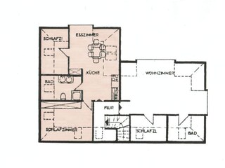 Appartamento per vacanze Utersum Pianta del piano 25