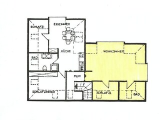 Appartamento per vacanze Utersum Pianta del piano 26