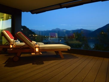 Designer Ferienwohnung Locarno-Minusio mit See- und Bergblick
