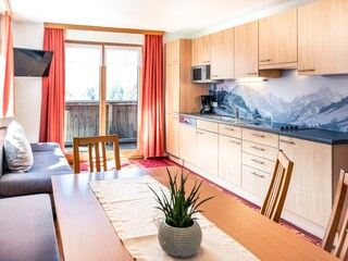 Vakantieappartement Schröcken Woonkamer 17