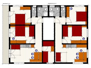 Appartamento per vacanze Schröcken Pianta del piano 42