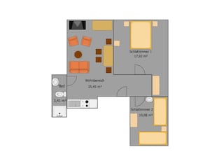 Ferienwohnung Norderney Grundriss 28