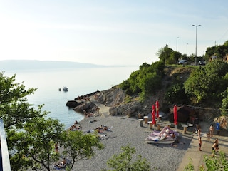 Ein Strand 5 Gehminuten vom Haus BONO  entfernt