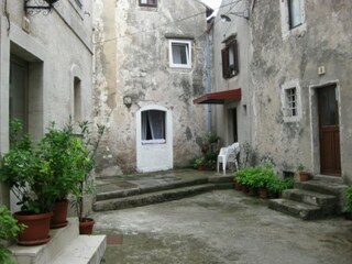 a typical staircase in the old town