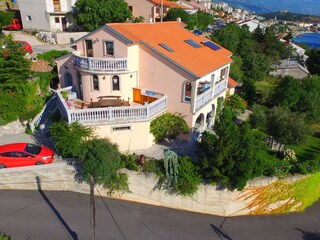 Aerial view of the detached house BONO