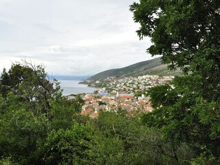 the town Senj  from the castle Nehaj