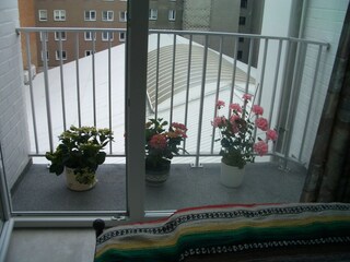 small balcony in the bed room