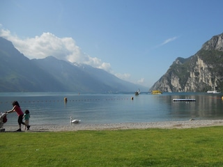 Badestrand in Riva del Garda