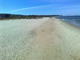 Der breite Strand von Ahlbeck