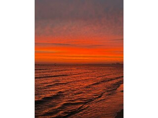 morgens am Strand, ein Farbenspiel