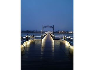 die Seebrücke am Morgen