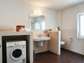 Waschmaschine in der Fewo