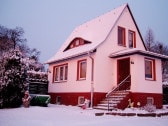 das Haus im Winter