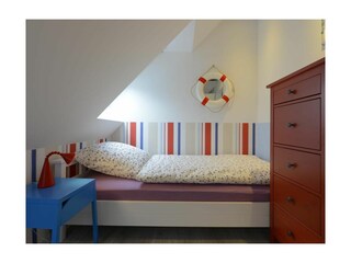 Muschel Whg. Schildkröte - Kinder-/ Gästezimmer mit zwei Einzelbetten