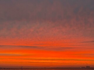 Farbenspiel vor Sonnenaufgang