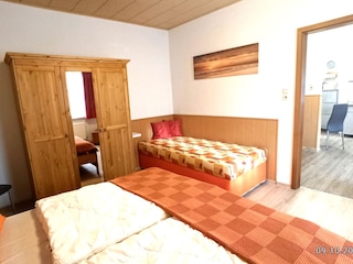 im Schlafzimmer