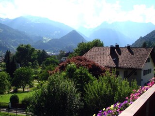 Mit herrlichem Blick auf das Montafoner Bergpanorama