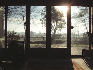 Blick aus dem Wohnzimmer