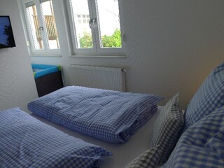 Schlafzimmer / Niesche Babybett