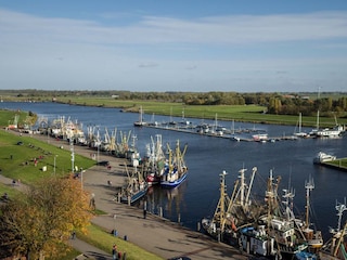 Der Hafen aus der Vogelperspektive