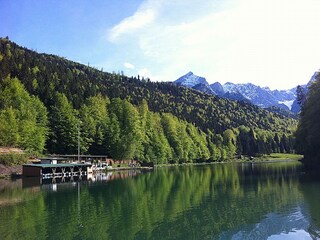 Riessersee herrliche Spazierwege, Bademöglichkeit