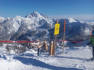 Blick von Madritsche zum Gartnerkofel - Nassfeld