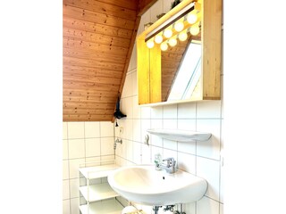 Haus Strand Badezimmer mit Dusche