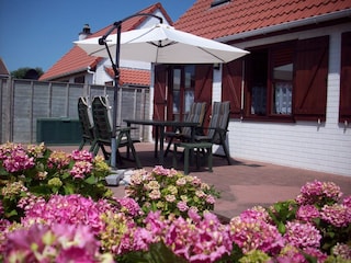 Terrasse mit Dünenblick