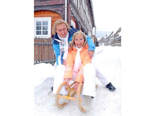 Rodeln im Winter macht einfach nur Spaß