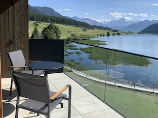 Seeblick vom Balkon aus