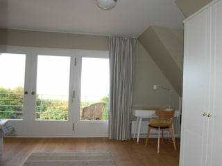 Schlafzimmer mit Meerblick